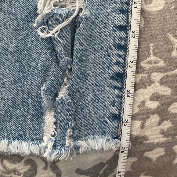 Torrid Distressed Mom Jeans - Light Wash - Picture 5 of 6